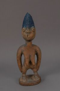 Old Unusual West African Tribal Art Nigerian Baba Magba Yoruba Ibeji Female Doll