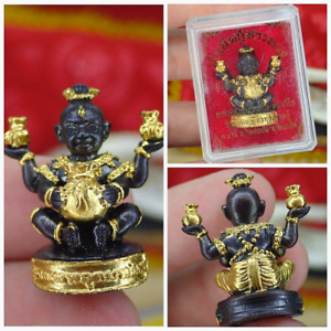 Kuman Thong Blessed Amulet Spirit Mini Thai Buddha Statue Guman Gambling Charm
