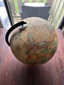 Replogle 12 Inch Globe World Classic Series With Ussr On Map Metal Base Vintage