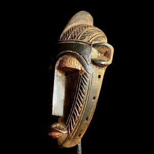 African Bambara Mask Wooden Mask Hand Carved Home D Cor 9643