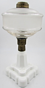 Antique 1871 Hobbs Plain Band Oil Kerosene Lamp Thuro 1 Pg 157 Blackberry Base