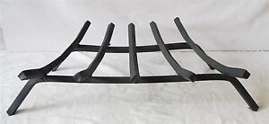 Fireplace Metal Steel Whale Rib Cowboy Camp Fire Free Standing Grate Log Holder
