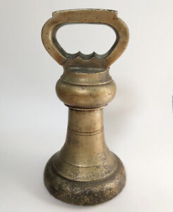 Brass Bell Weight 7 Lb 7 H X 3 5 Diameter