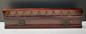 Antique Solid Maple Beaded Molding W Applied Carvings Eastlake Furniture Salvage