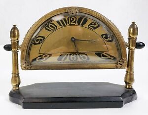 Antique Fancy French Art Deco Alarm Clock