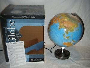 Replogle 2000 Globemaster Illuminated 12 Light Up World Globe
