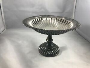 Antique Vintage Silverplated Candy Dish