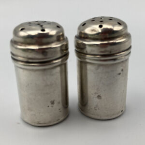 Weidlich Sterling Silver Salt And Pepper Shaker Individual Serving Vintage 1 25 