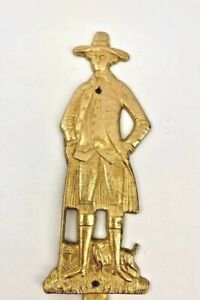Wall Hanger Of French Man Design A Unique Vintage Brass With Multiple Purpose
