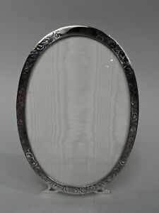 Mauser Frame 1418a Antique Oval Picture Photo American Sterling Silver