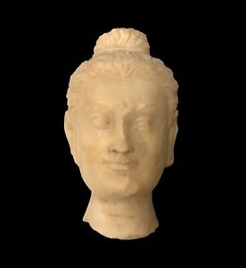 A Marble Head Of Buddha Gandhara 2nd 3rd Century
