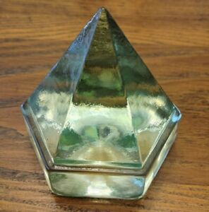 Green Glass 19th Century Ship Prism Old Or New Read