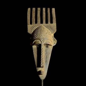 African Carved Wood African Bambara Mask Of Kore African Mask Of Mali 9516
