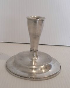 Vintage Gorham Weighted Sterling Silver One Candlestick Weighted