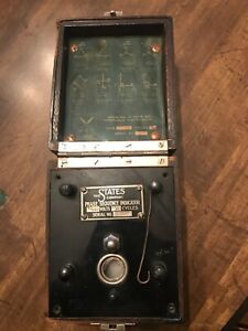 Antique Electrical Phase Sequencer Indicator Meter Tester Instrument States Co 