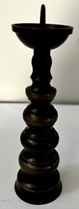Antique Japanese Bronze Candle Stand