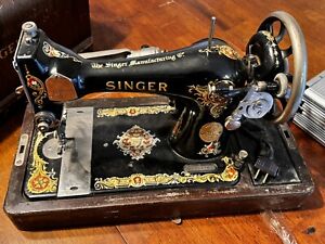 Antique Singer Sewing Machine 1900s G Series 