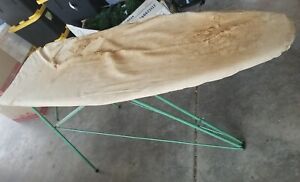 Vintage Wooden Full Automatic Folding Ironing Board Antique Primitive 60x32x14