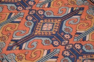 Vintage 1950 Caucasian Kuba Soumak Rug Kilim Carpet 5 1 X7 7 156x230cm