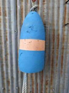 Authentic Small Dungeness Crab Lobster Pot Buoy Tiki Hut Float Bouy Bar Cb342 