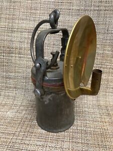 Antique Wolf Safety Lamp Co Of America Miners Carbide Lamp