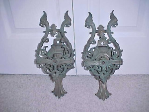 Antique Bronze Double Griffin Dragon Gas Lamp Wall Sconces