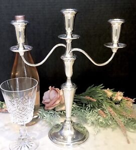 Candelabra Sterling Silver Reed And Barton Vintage Candle Stick Twisted Branch 