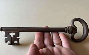 Antique 1600 1700s Rare Large French Hand Wrought Key Church Castle 10 