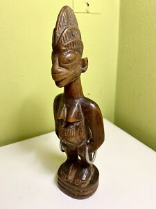 Yoruba Female Ibeji Twin Oyo Master Carver Detailed Exquisite Provenance