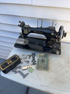 Rare Vintage German Phoenix Baer Rempel Sewing Machine W Accessories