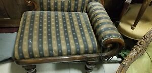 Antique Chaise Lounge Seat 100 Years Old