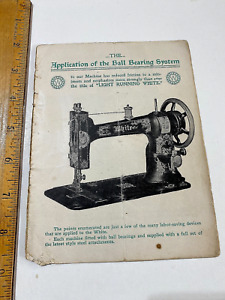 Ca 1910 White S Sewing Machine Catalog 12 Pages Well Illustrated 