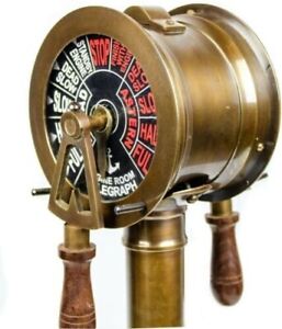 Antique Brass Finish Maritime Working Telegraph Collectible Gift 14 Inch