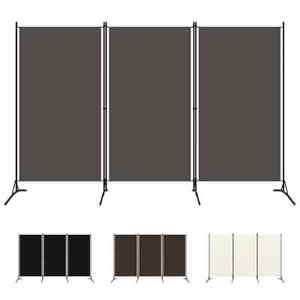Room Divider Panel Privacy Screen Partition Separation Office Fabric Vidaxl