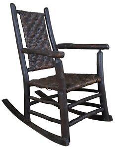Antique Old Hickory Furniture Rocking Arm Chair No 21 Rocker Adirondack Lodge