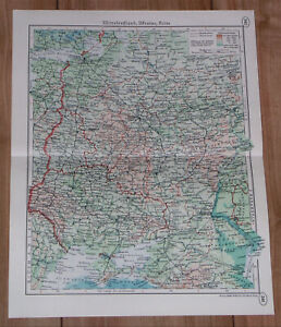 1937 Vintage Map Of Central Soviet Union Russia Ukraine Belarus Crimea