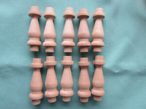  10 1 Birch Turned Spindles Finials Clocks Bed Posts Gallery Plate Rails