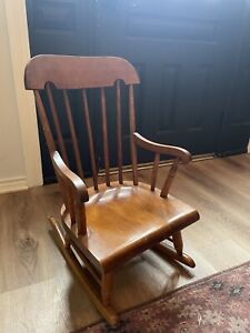 Antique Child S Nichols And Stone Co Rocking Chair Local Pick Up Only 