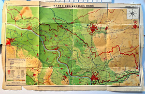 Karte Des Kreises Rees Map Lindemann Ludecke Berlin West Date Unkown