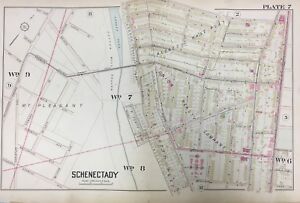 1905 Vale Hamilton Hill Schenectady Ny County Alms House Nys Armory Atlas Map