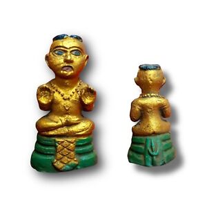 Rare Thai Amulet Kumanthong Lp Tae Holy Talisman Negotiating Trade Kindness Rich
