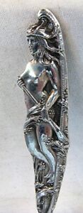 Indian Princess Spoon Sterling Silver Full Bodied Shawnee Oklahoma C 1900