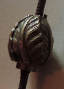 Antique 19th C French Empire Gilt Bronze Finial Knob Empire Clock Flower Bud
