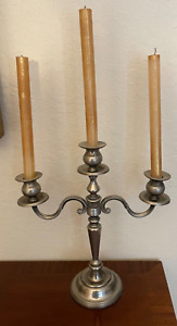Set Of Two Vintage Colonial Style Candelabras