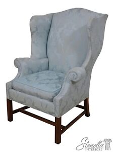 63976ec Baker Chippendale Wing Back Easy Chair