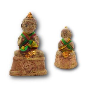 Rare Thai Amulet Kumanthong V 2 Lp Tae Holy Talisman Negotiating Trade Rich