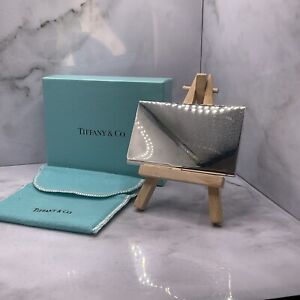 Tiffany Co Sterling Silver Business Credit Card Holder 54 85 Grams Box Pouch