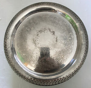 Wilcox International Silver Co 12 Serving Plate Vintage