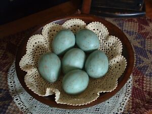 Primitive Country Eggs Rustic Farmhouse Decorative Egg Basket Bowl Fillers