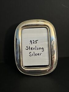  925 Sterling Silver Picture Frame 6x4
